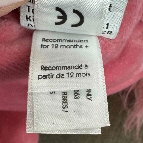 Jellycat Jinx Monster Retired Tubby Tum Plush Stuffed Animal Tassel Tail Pink - Picture 13 of 14